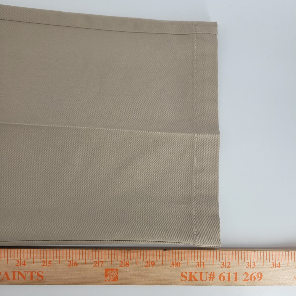 Haggar Work To Weekend Khaki Pants Mens 42x32 Khaki Classic Fit No Iron - Picture 6 of 8